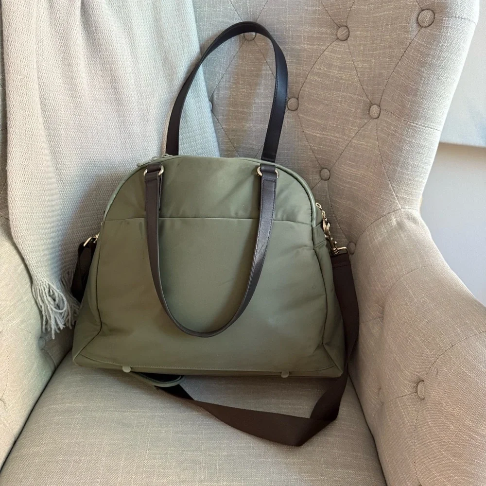 ❤️🔥Lo & Sons - O.G. 2 Medium - Olive Green/Gold Hardware/Camel Interior